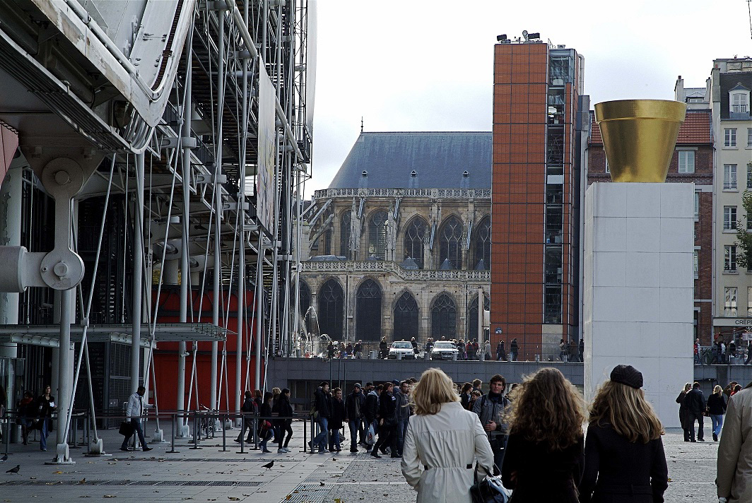 Le Centre Pompidou dans la ville